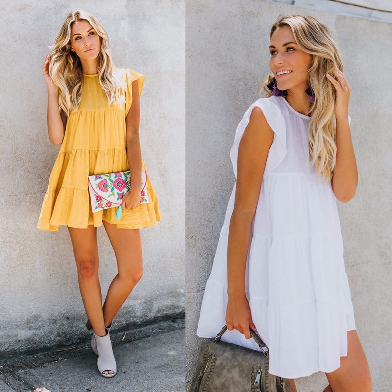 The SugarLuxe Tiered Midi Dress
