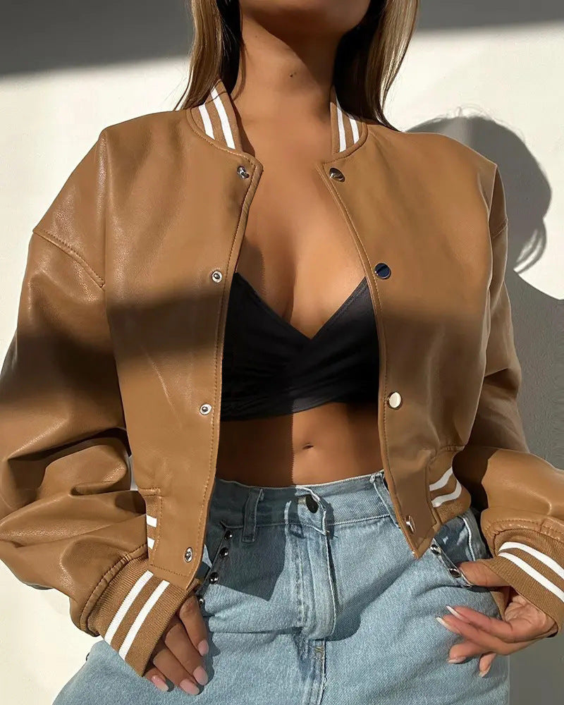 RogueRide PU Leather Jacket