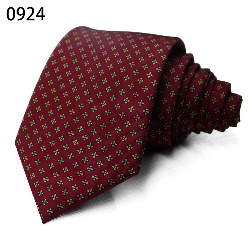 Fashion Polyester Silk Printed Men's Casual Tie