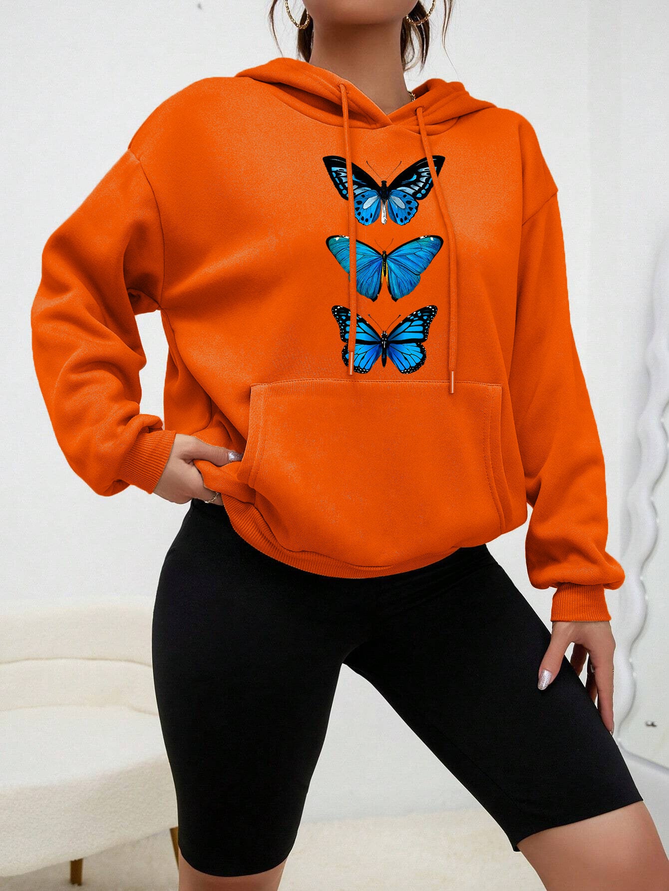 SugarStreet Printed Hoodie