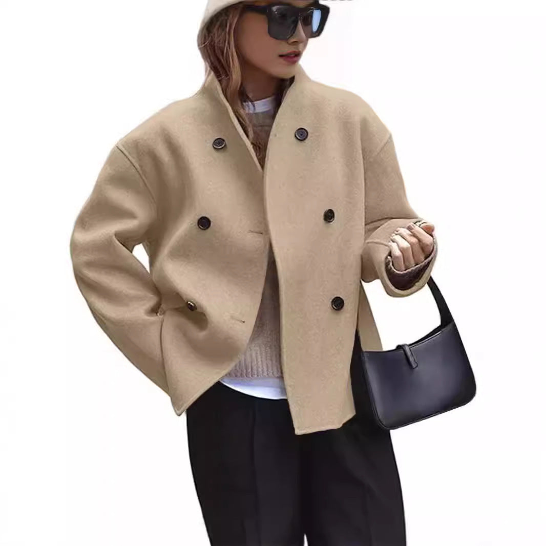 RegalCheck Woolen Coat