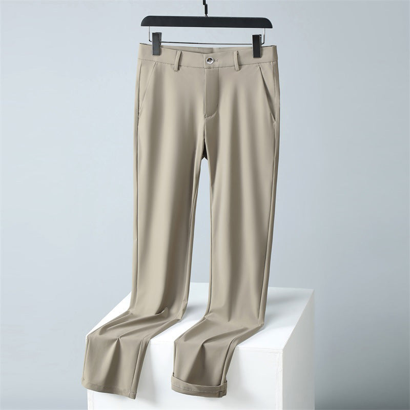 Men's Fashion Waterproof Ice Silk Casual Pants