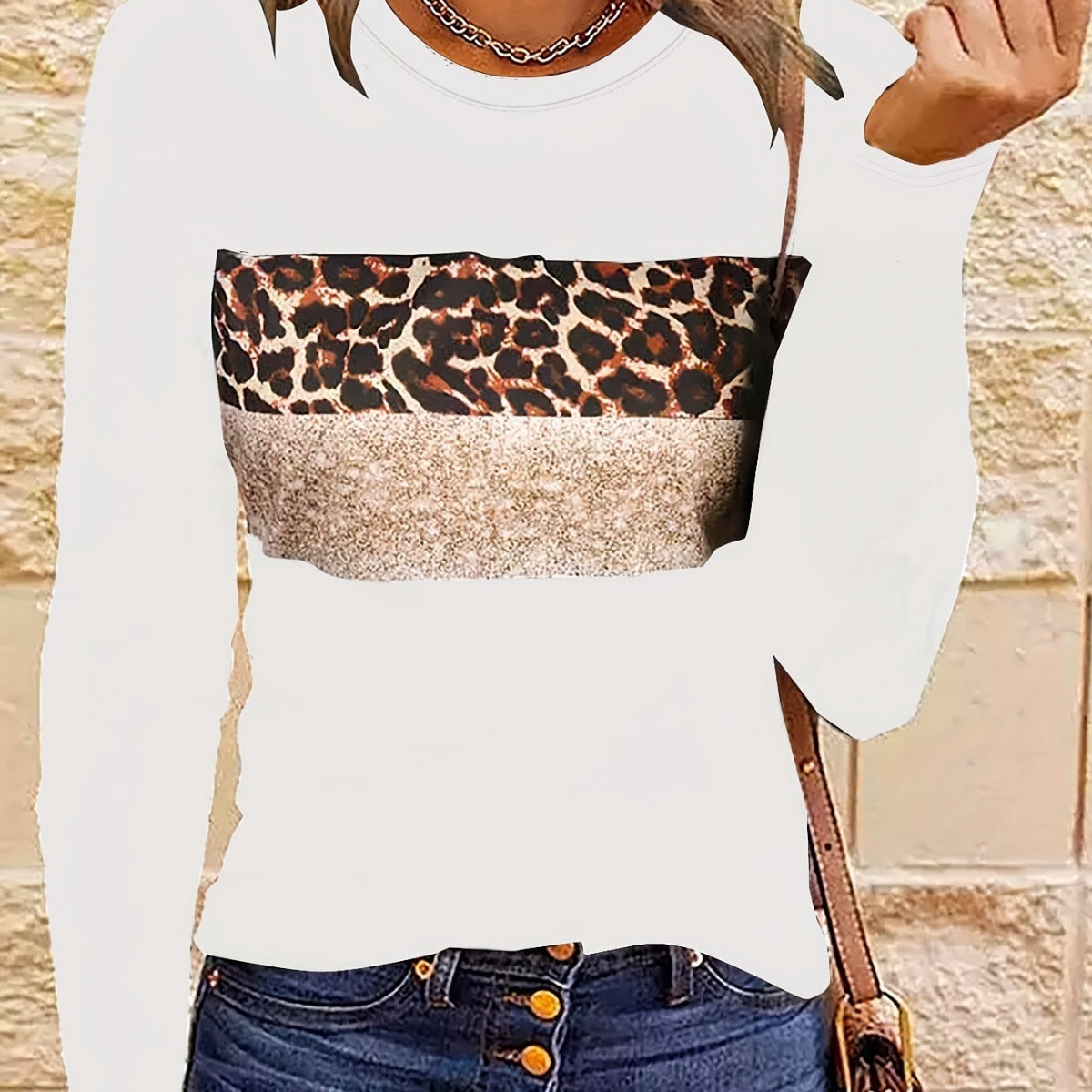 PrintEase Fitted Long Sleeve Tee