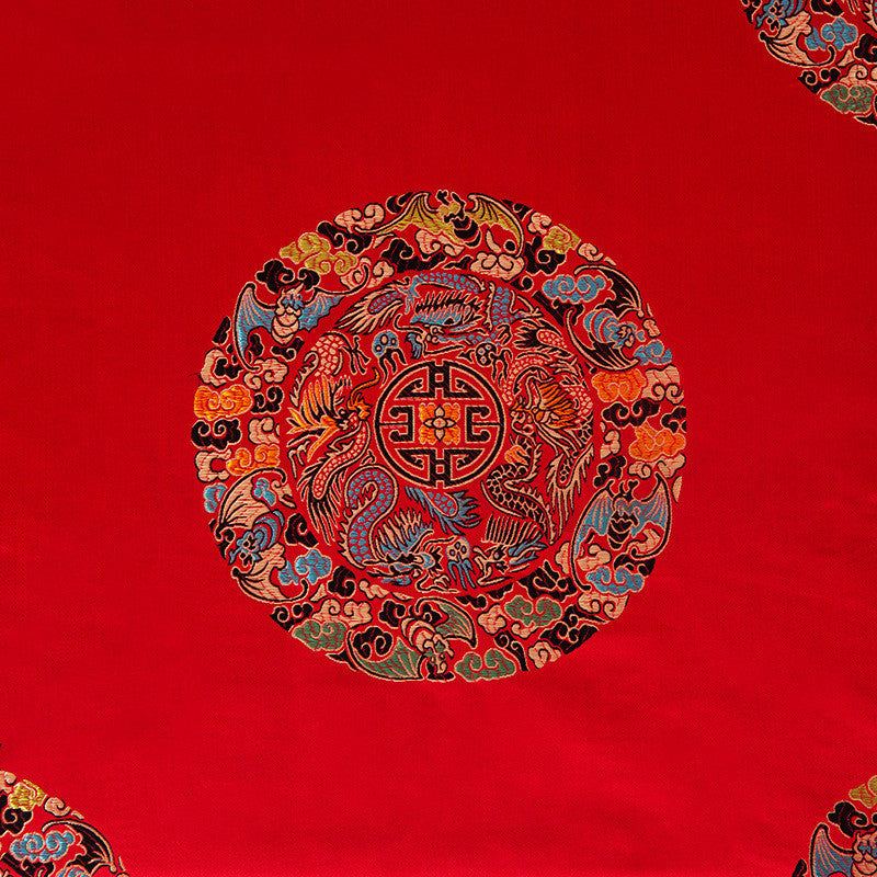 Fashion Chinese Jacquard Silk Satin Fabric