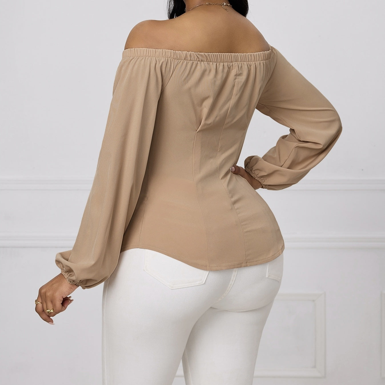 One-Shoulder Contour Top