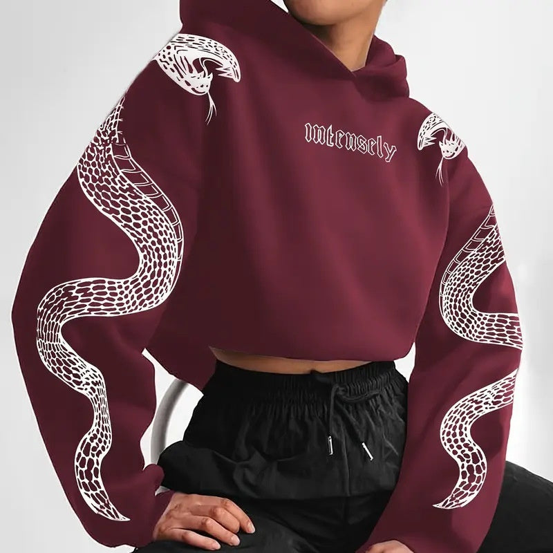 RetroVibe Printed Hoodie