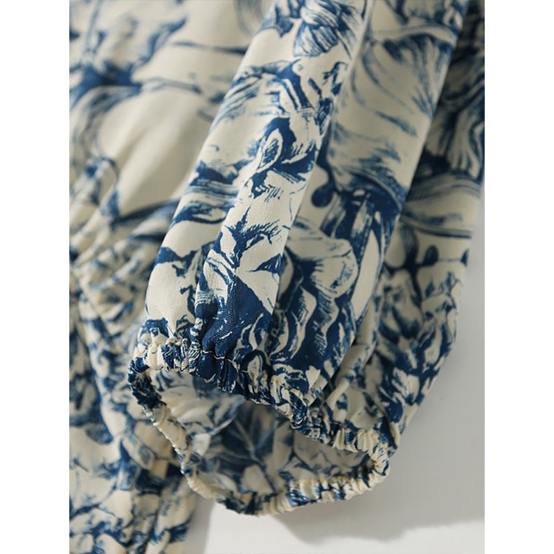 New Chinese Style Heavyweight Silk Dress