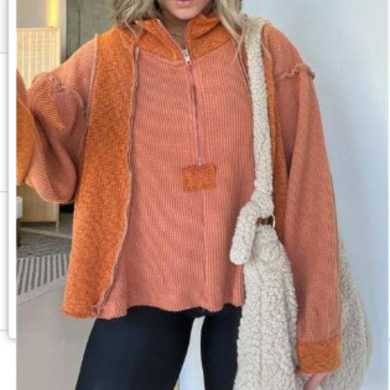 FrayEdge Cropped Sweater