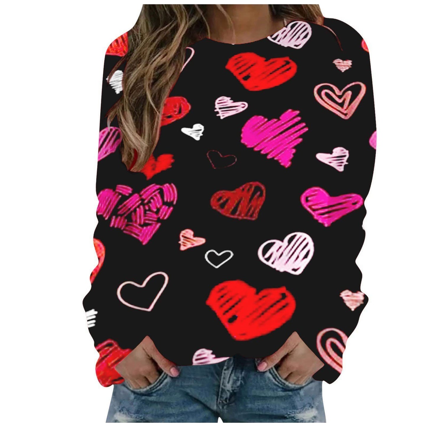 PrintEase Loose Sweatshirt