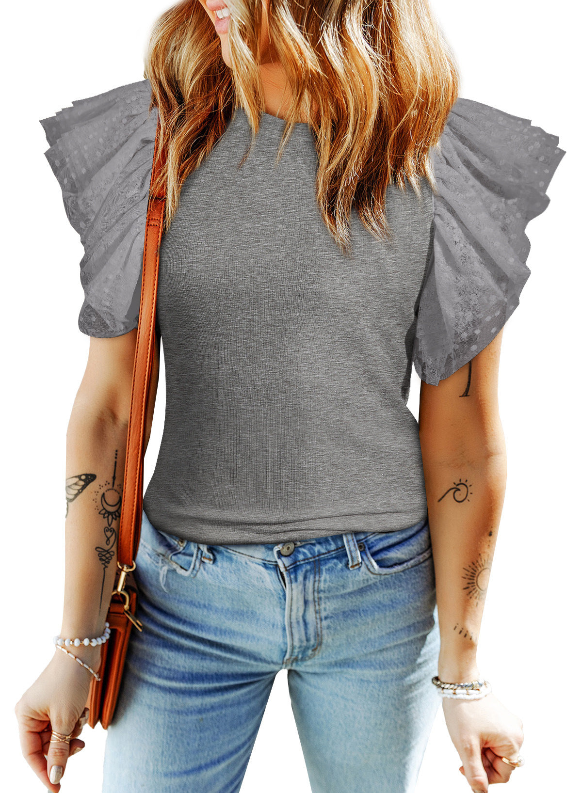 Florette Ease Ruffle Top