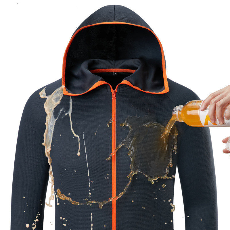 Creative Hydrophobic Black Technology Ice Silk Fishing Suits