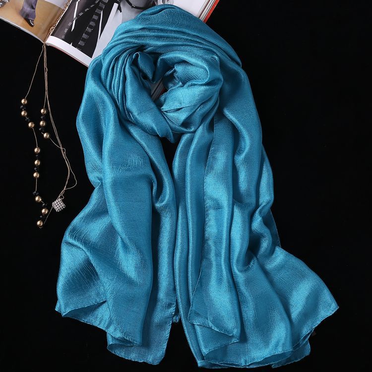 Dutch Linen Silk Scarf Seaside Sunscreen Beach Shawl