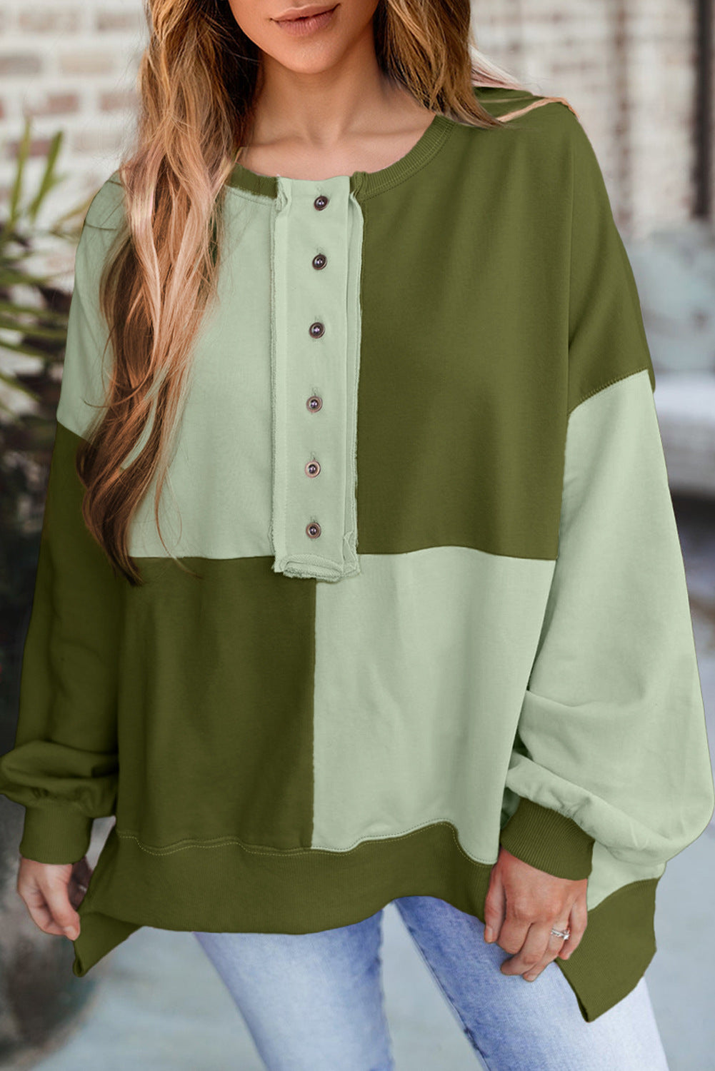 StitchLuxe™ Buckle Lapel Sweater
