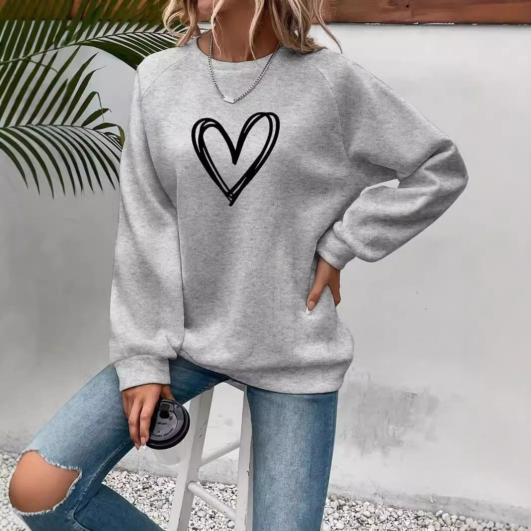 HeartBeat Round Neck Sweatshirt