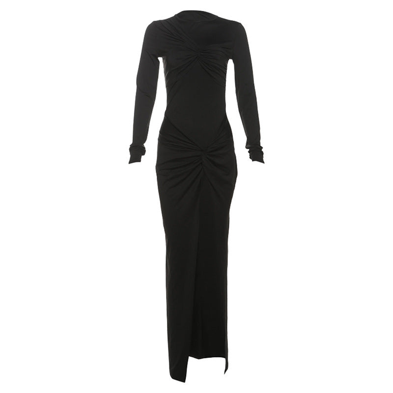 Celestine High-Slit Bodycon Dress