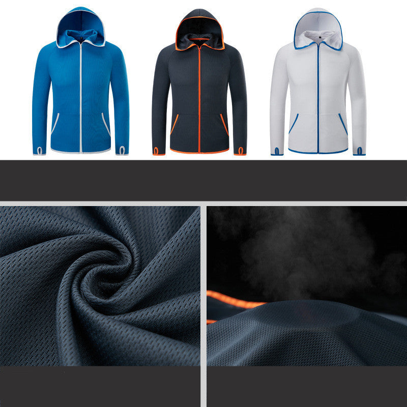 Creative Hydrophobic Black Technology Ice Silk Fishing Suits