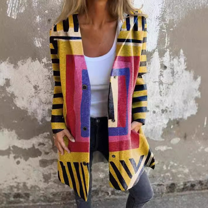 CozyWeave Long Knit Coat