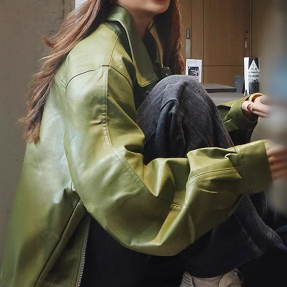 VerdeChic Leather Jacket