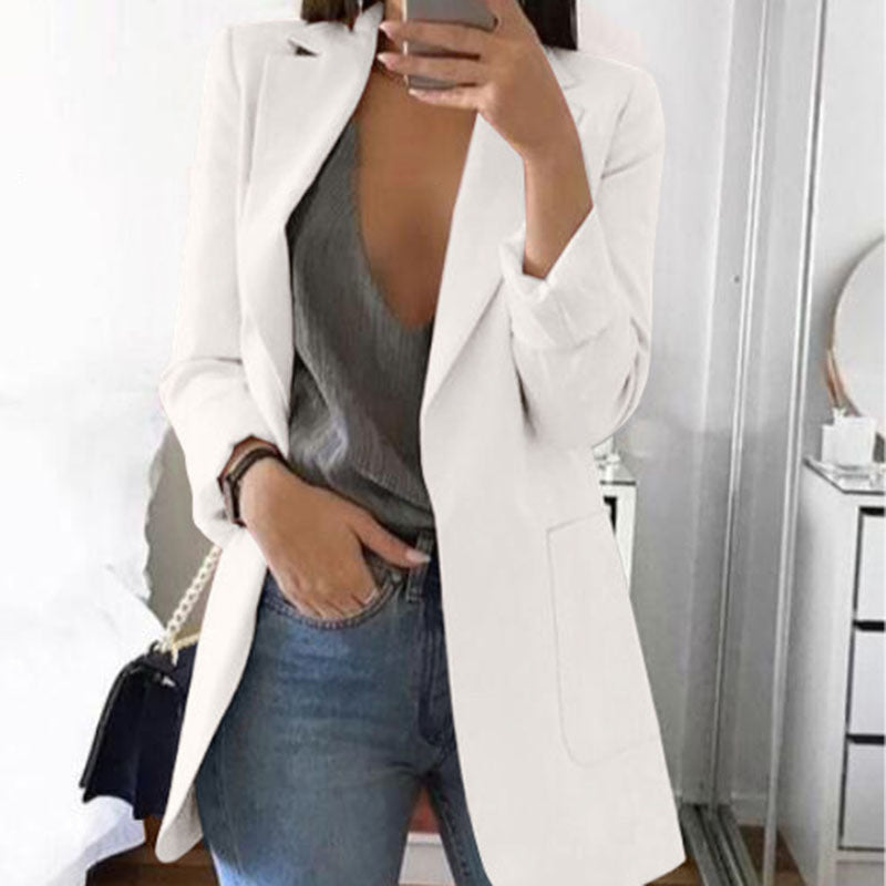 ArtEase Printed Mid-length Jacket