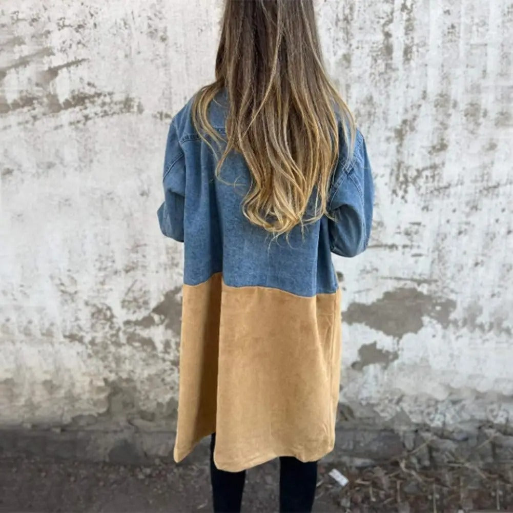 DenimEdge Mid-length Coat