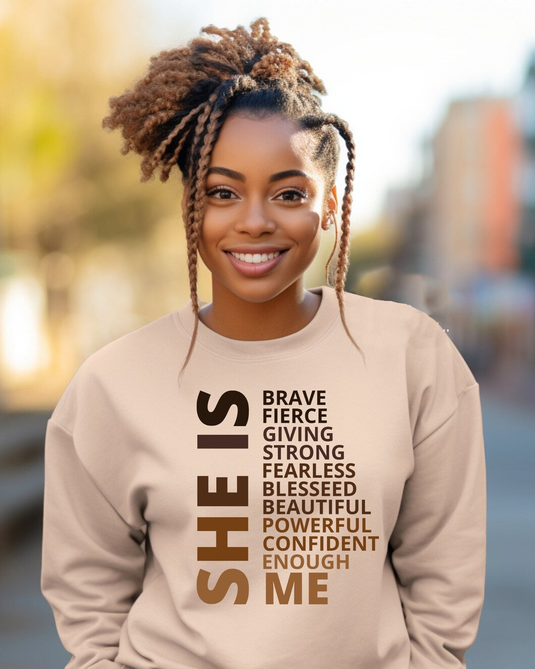 PrintEase Round-Neck Sweater