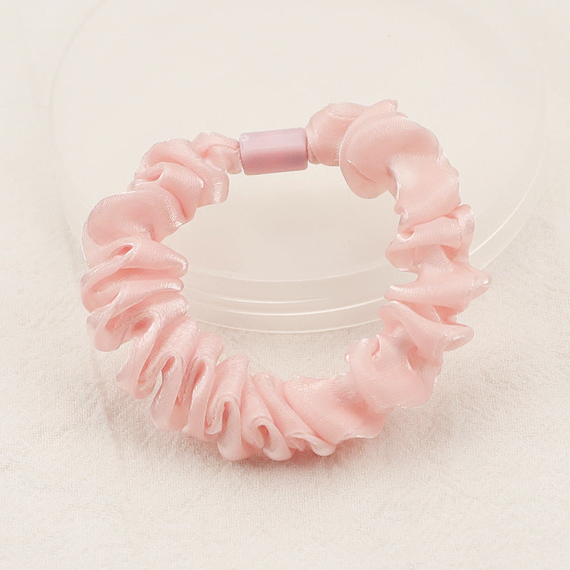 Puff Silk Pearlescent Hair Rope Refreshing Girl