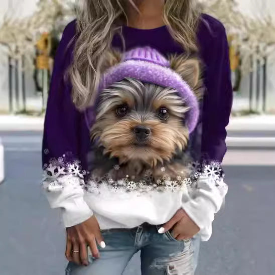 SpringWhimsy 3D Animal Print Sweater