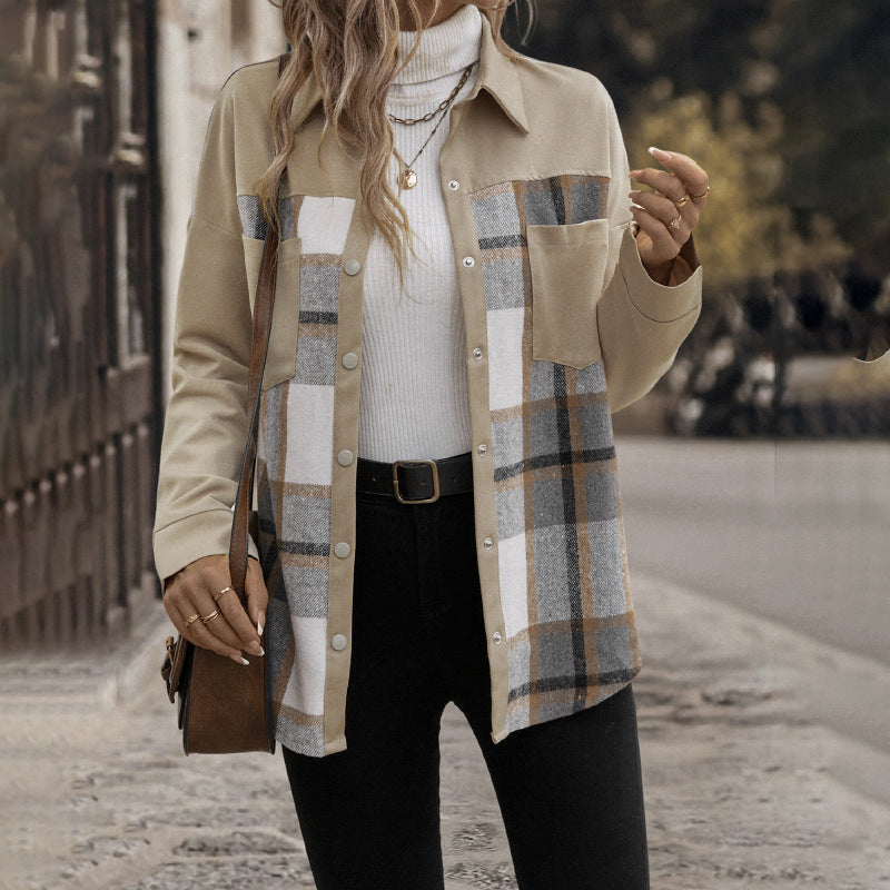 Heritage Check Lapel Coat