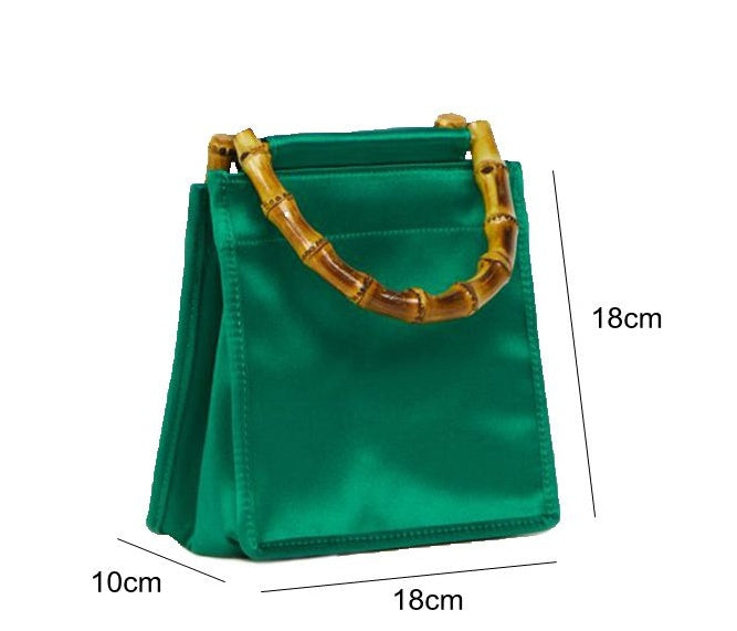 Fashionable Niche Silk Thick Bamboo Hand Bag