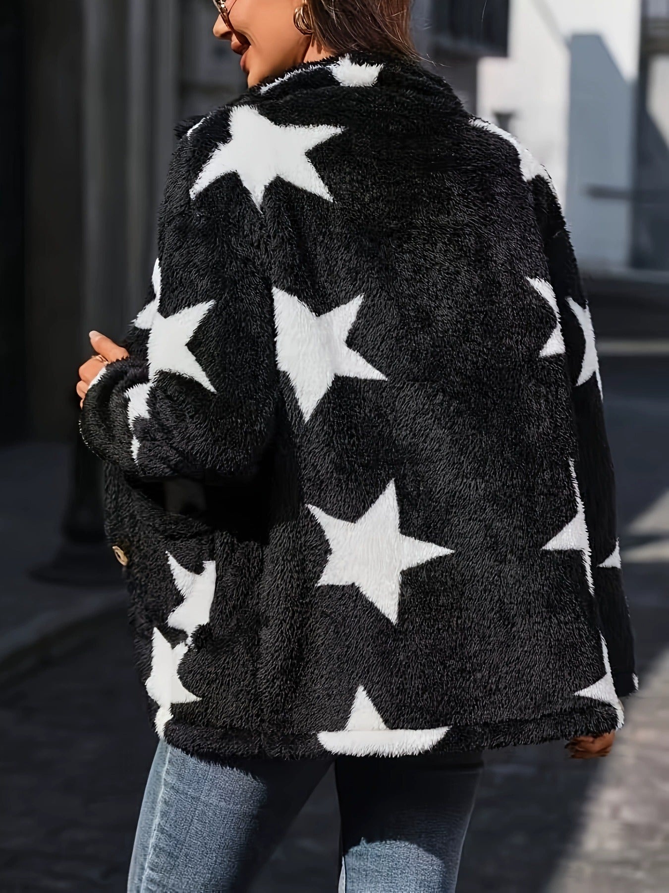 Velvique Reversible Plush Coat