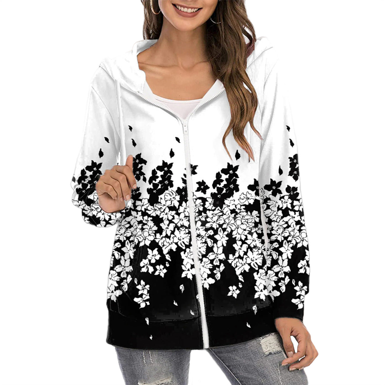 OmbreCommute Zip Hoodie Coat