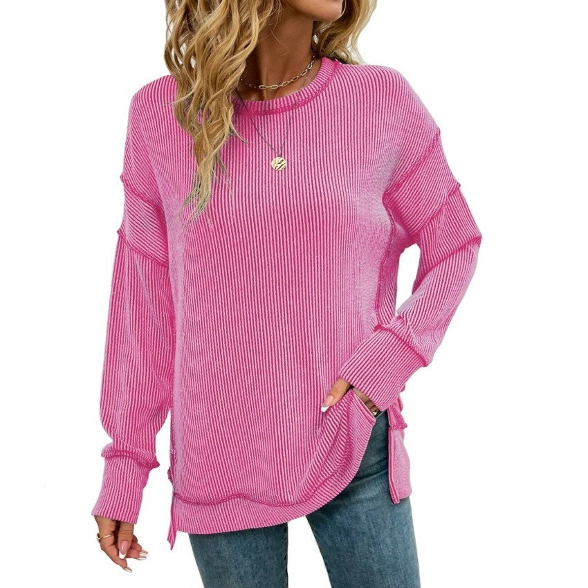TwistEase Split Hem Sweater
