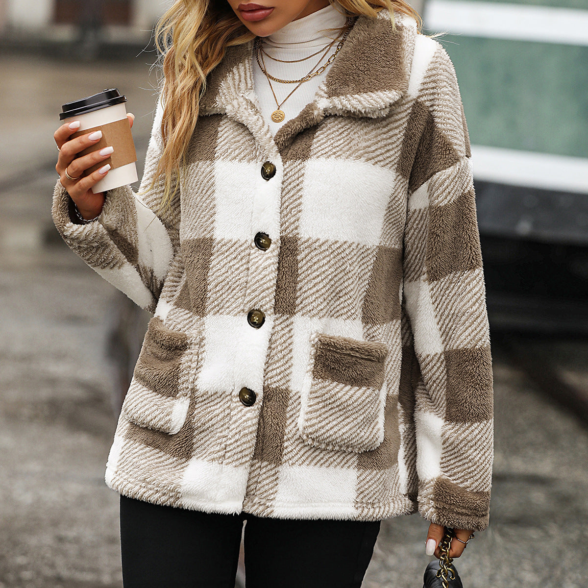 Heritage Plaid Lapel Coat