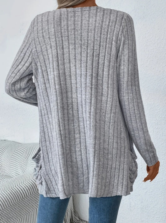 PureDrape Open-Front Cardigan