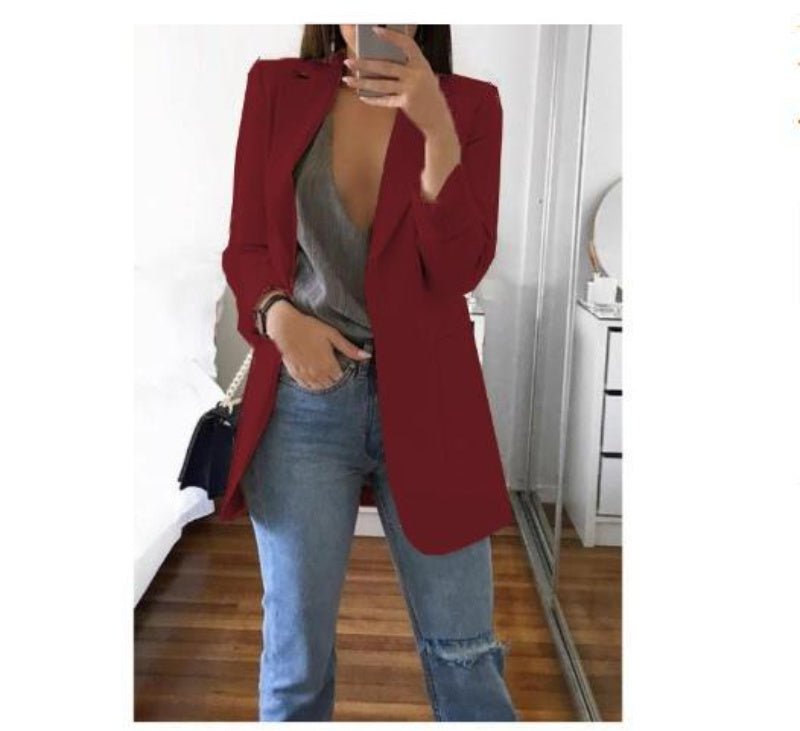 ArtEase Printed Mid-length Jacket