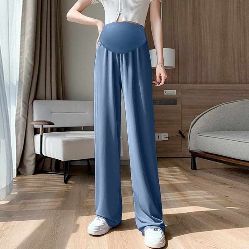 Women's Ice Silk Draping Wide-leg Leggings