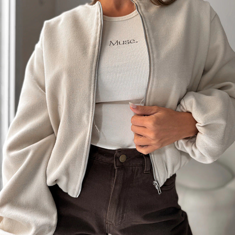 Luminé Off-Shoulder Coat