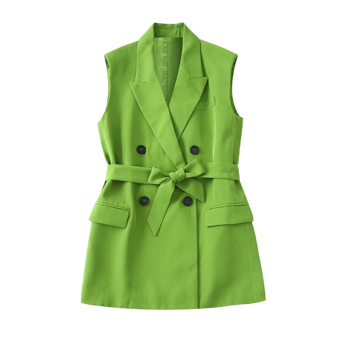 Valencette Belted Vest Set