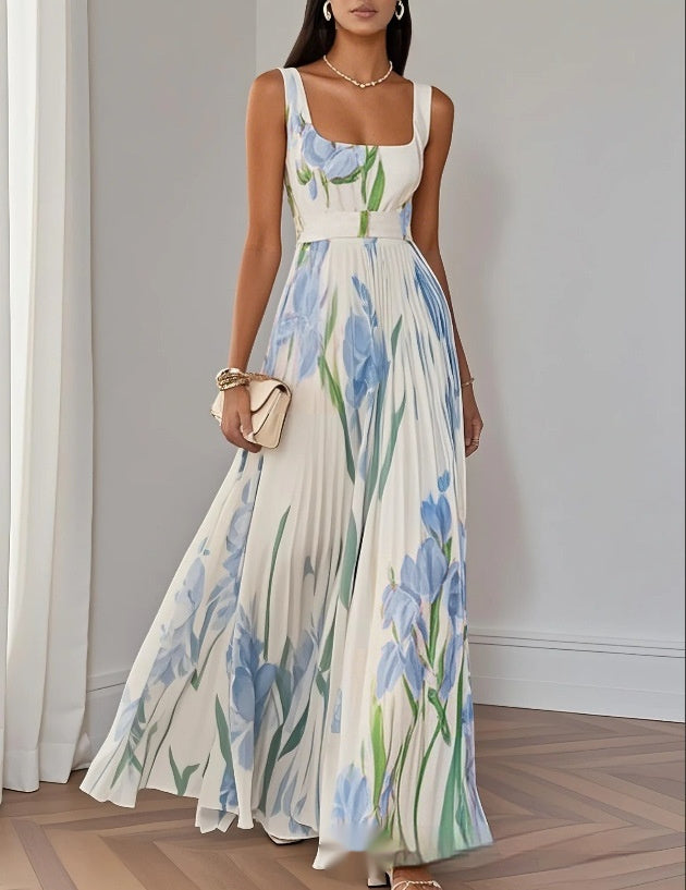 Valencia Echo Pleated Dress