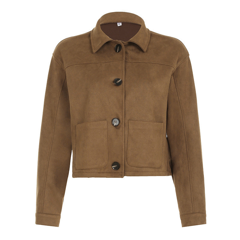 Vintage Ember Lapel Jacket