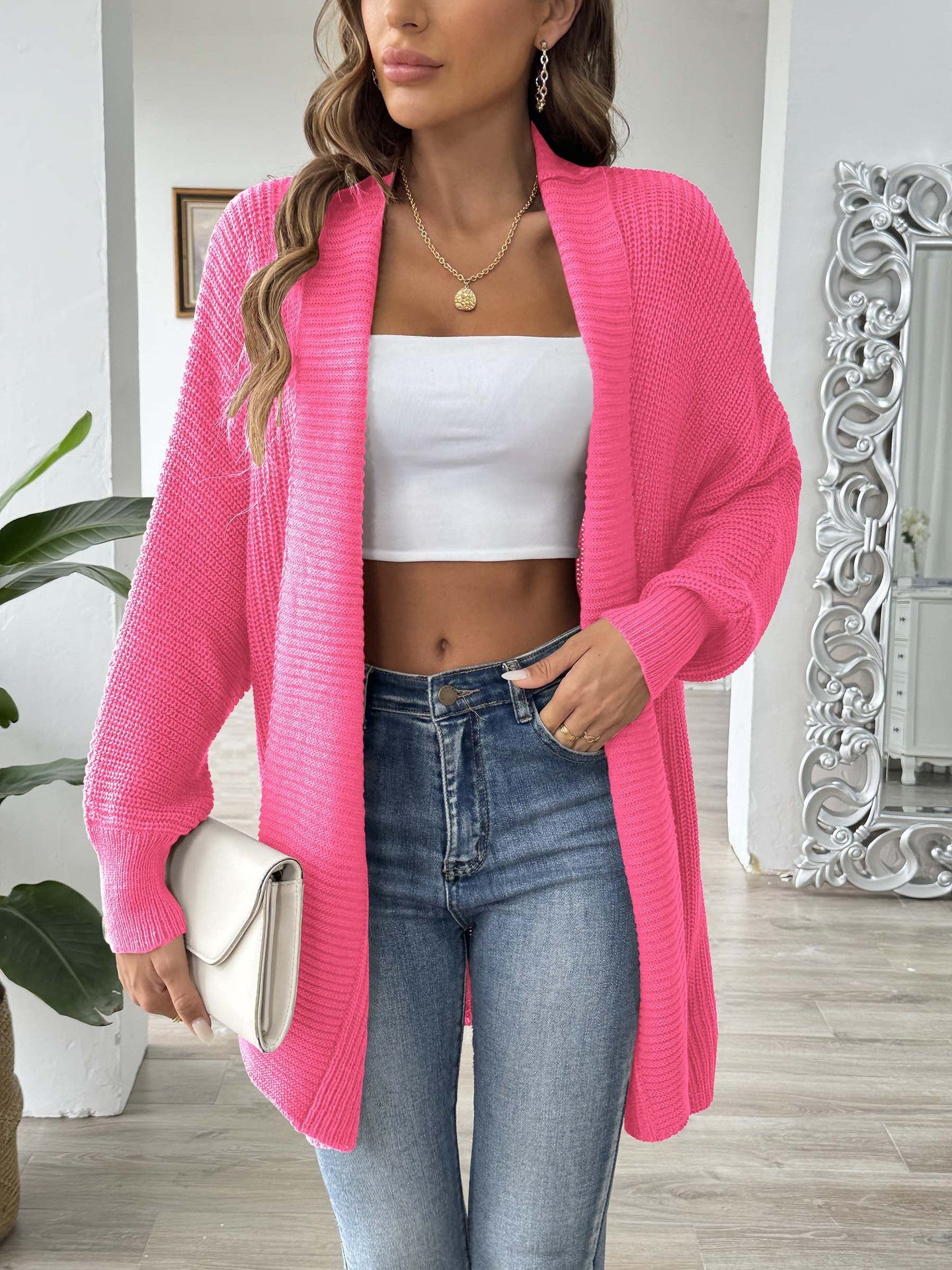 EaseLuxe Loose Sweater Coat