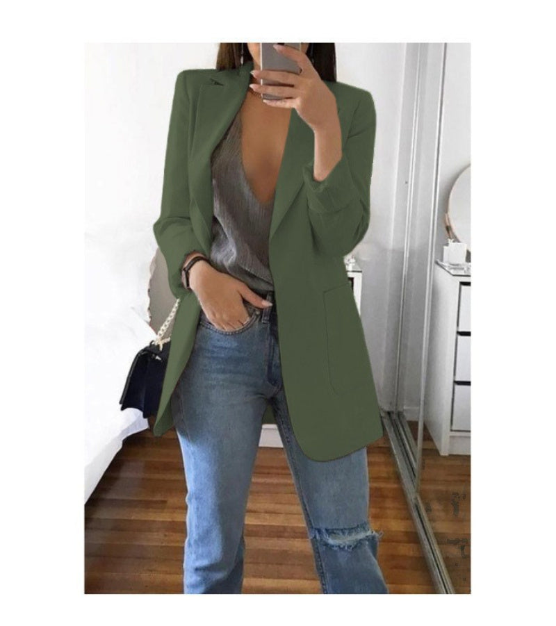 ArtEase Printed Mid-length Jacket