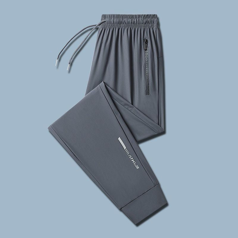 Quick Drying Elastic Ice Silk Pants