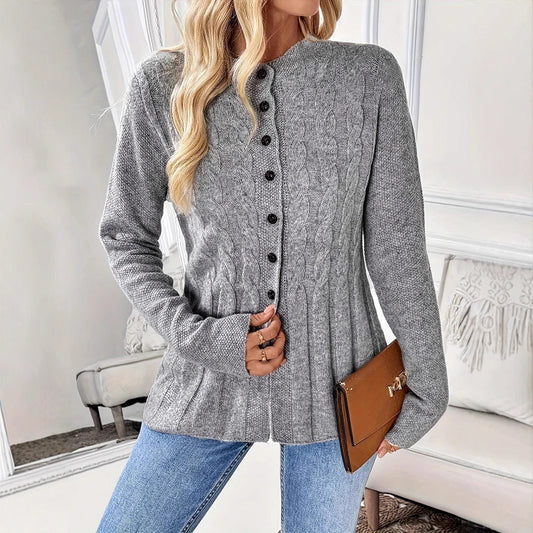 SnugSerene Cable Luxe Cardigan
