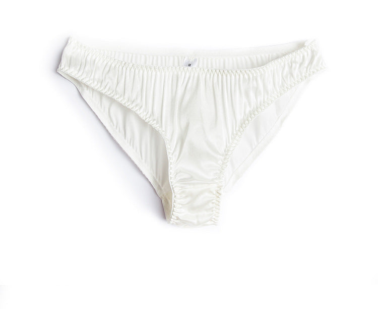 Stretch Silk Low Waist Sexy Underwear