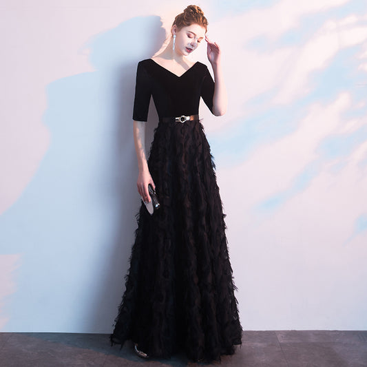 Obsidian Grace Gown