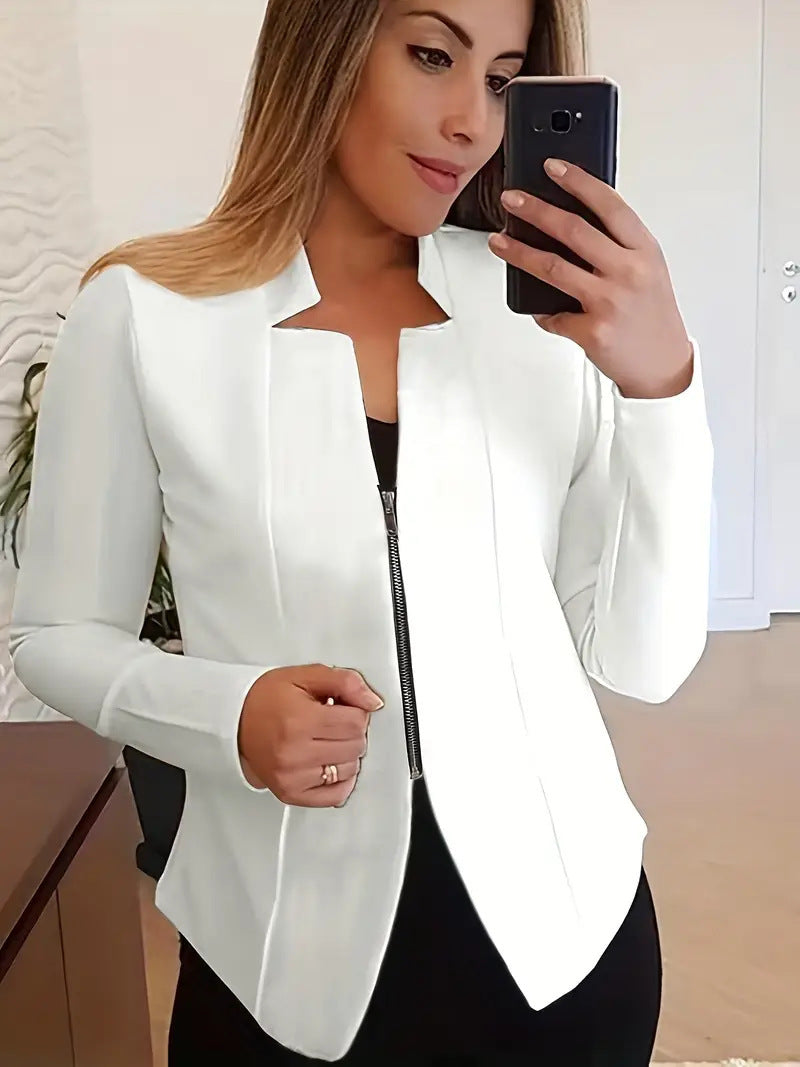 Zenvy Zip Suit Jacket
