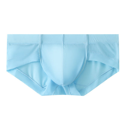 Men's Low Waist Ice Silk Thin Briefs