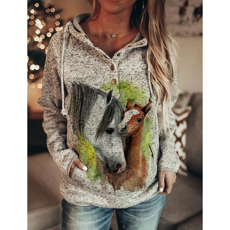 FrostPrint Gray Sweater