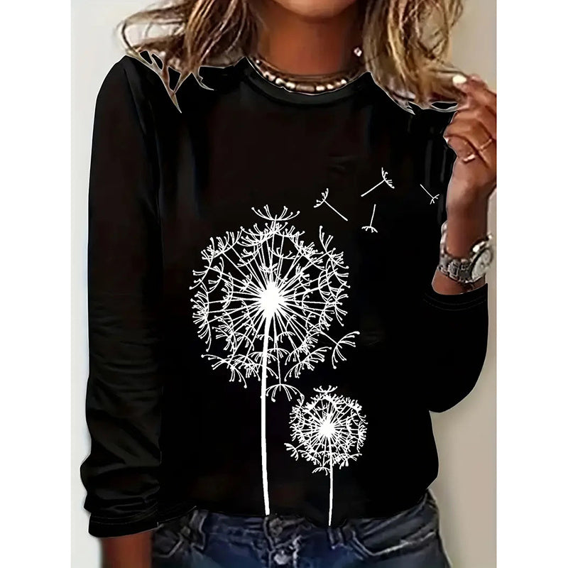 BlossomEase Graphic Pullover